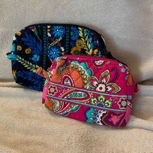 Vera Bradley makeup bags.